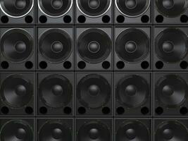 Subwoofer speakers background photo