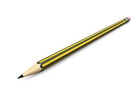 Black and yellow graphite pencil photo