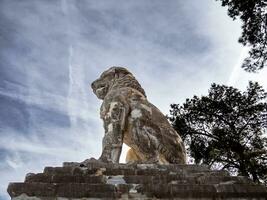 Beautiful Lion of Amphipolis, 4th-century sculpture - Greece photo