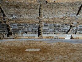 Ruins of ancient Greek amphitheatre photo