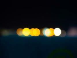 Distant bokeh lights effect - background photo