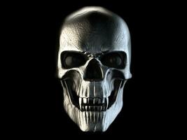 Dark metal vampire skull photo