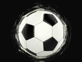 fútbol pelota - extraño movimiento orbita caminos foto