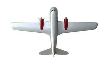 nuevo metálico juguete avión foto