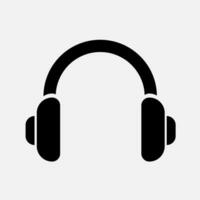 Headphone icon png vector