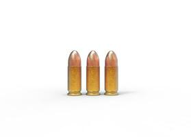 3 Pistol Bullets photo