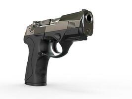 Modern compact hand gun photo
