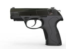 Black compact hand gun photo