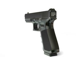 Modern semi - automatic tactical handgun photo