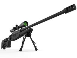 negro moderno francotirador rifle - belleza Disparo foto
