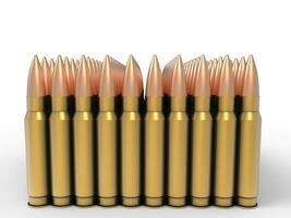 One hundred high calibre bullets photo