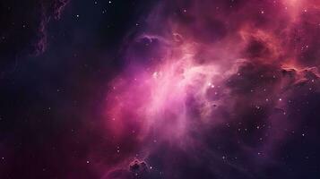 Pink universe light. Galaxies sky in space Planets and stars beauty of Galaxy space exploration. photo