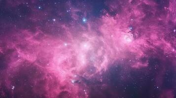 Pink universe light. Galaxies sky in space Planets and stars beauty of Galaxy space exploration. photo