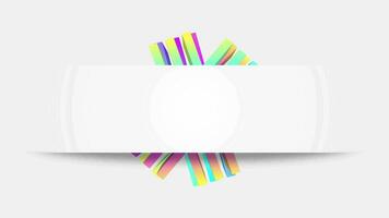 Abstract Dynamic Segments with Colored animation video