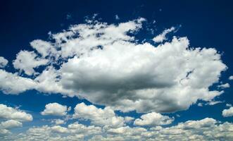 Heavy white clouds background photo