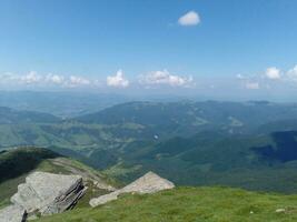 Stones high in the mountains photo