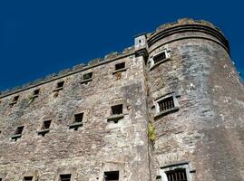 Old celtic castle tower walls, Cork City Gaol prison in Ireland. Fortress, citadel background photo