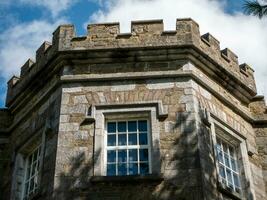 antiguo céltico castillo torre, corcho ciudad cárcel prisión en Irlanda. fortaleza, ciudadela antecedentes foto
