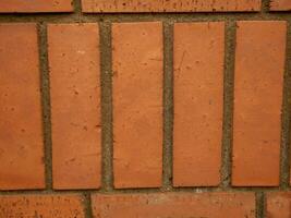 Brick wall pattern close view, wall surface photo