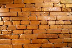 Orange brick texture photo