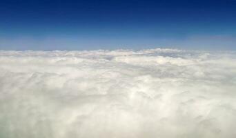 Clouds as they are seen from airplane photo