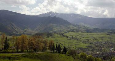 Gorgeous mountains and hills photo