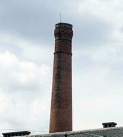 Industrial brick pipe photo