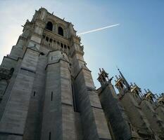 notre dama Delaware París catedral, Francia foto