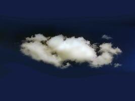 soltero nube en el cielo, nube forma foto