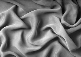 Black and white cloth texture background. Natural textile material pattern cover 3D illustration photo