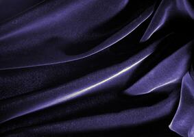 profundo azul lustroso paño textura antecedentes. natural textil material foto, modelo cubrir foto