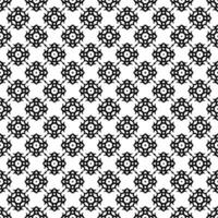 Black and white seamless pattern texture. Greyscale ornamental graphic design. vector