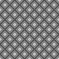 Black and white seamless pattern texture. Greyscale ornamental graphic design. vector