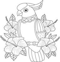 Free printable coloring page for kid's vector