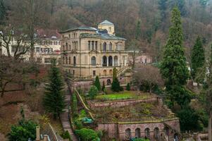 Ancient villa on the hill photo