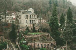 Ancient villa on the hill photo