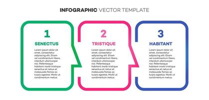 infografía modelo cronograma proceso 3 opción vector