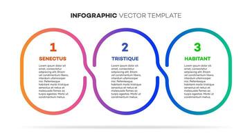 infografía modelo cronograma proceso 3 opción vector