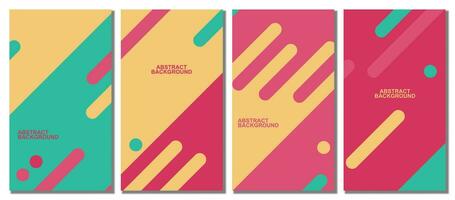 Abstract rounded set background. Abstract background. vector