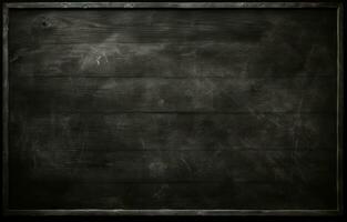 a blackboard on which there is a light and heavy scratch on it photo