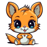 Beautiful Squirrel Clipart - Generative Ai png