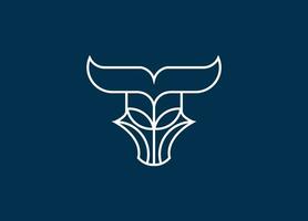 Creative bull logo Design vector