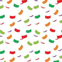 Christmas Colorful Confetti Pattern vector