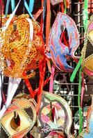 colorful carnival masks photo