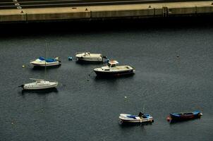 boats in the harbour photo