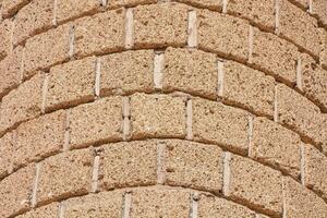 a close up of a brick wall photo