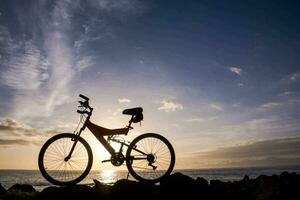 un montaña bicicleta foto