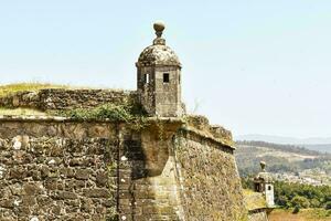 the castle walls of the city of porto photo