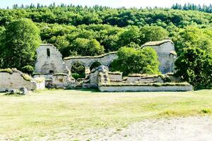 A ruin in the mountains photo