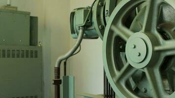 Maintenance of elevator shafts Cable control. Elevator transport video
